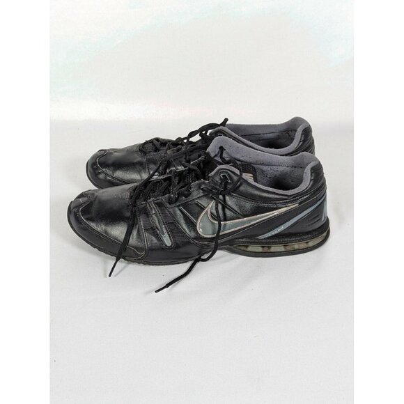 Nike Reax Revolution Mens Leather Sneaker Shoes Black Running Trainers 13 - Picture 8 of 9